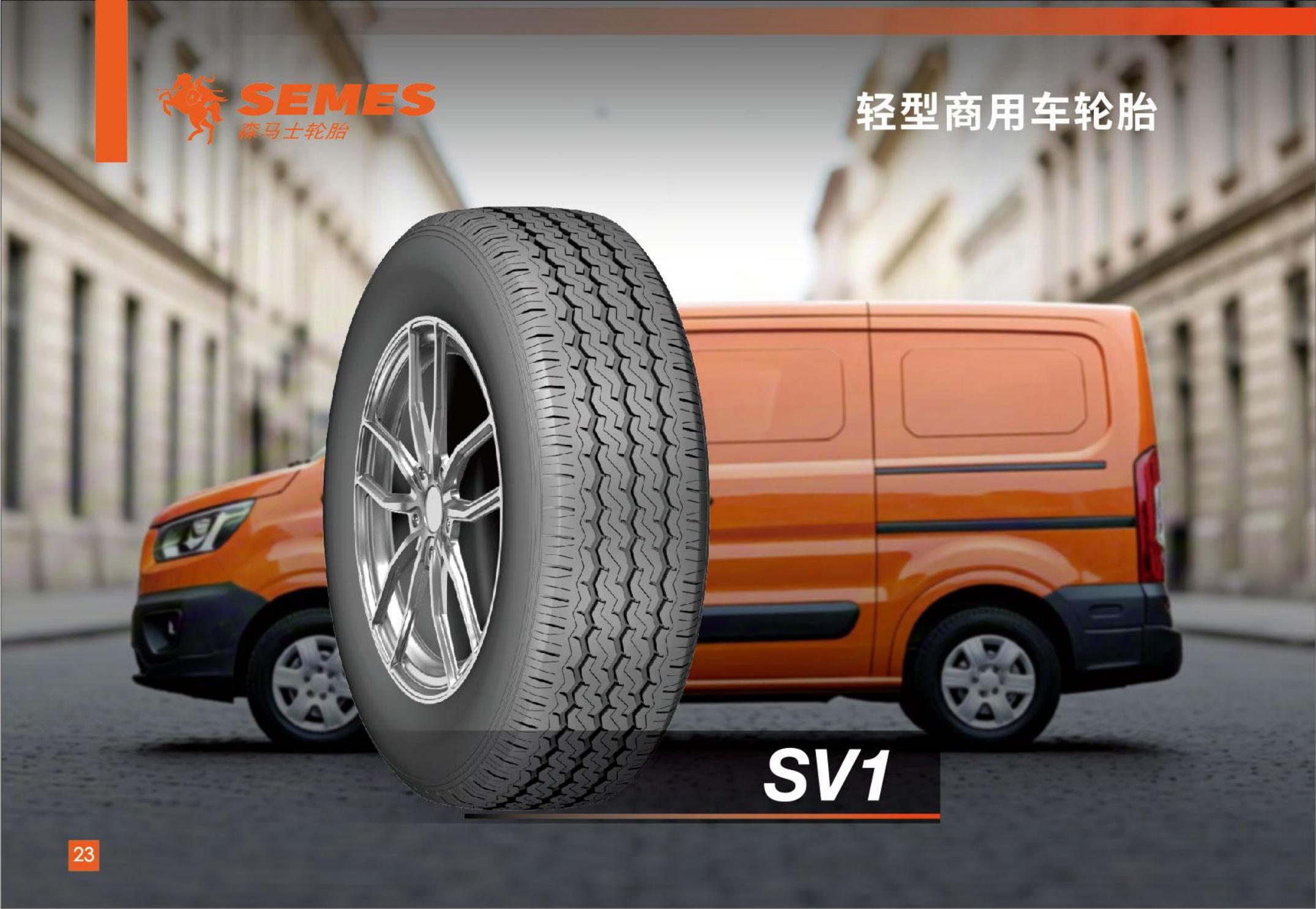 SEMES SV1 commercial van tire family — manufactured by Henan Tianji Tyre Co., Ltd.